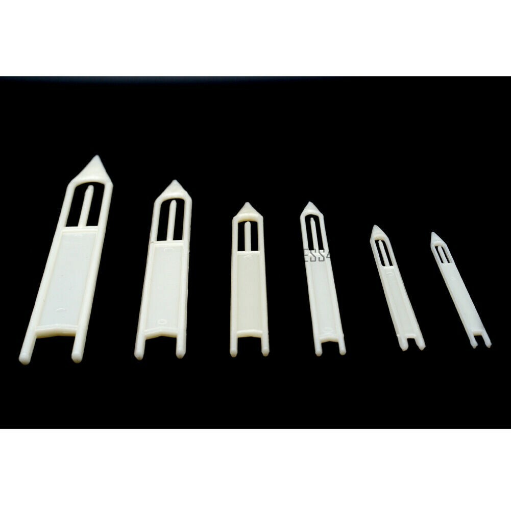 6pcs Set Fischen Netz Schleppnetz Shuttle Nadel Weben 12/13.5/17/ 21/25cm