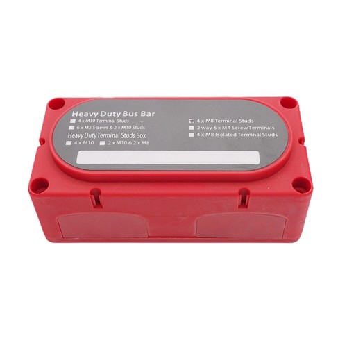 Universal 300A 48V DC Busbar Box Heavy Duty Bus Bar Power Distribution Block