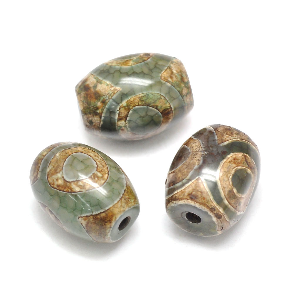 2 PCS Evil Eyes Agate Spacer Beads 10* 14 mm,Gemstone Beads,Black Eyes Agate Beads,Stone Beads,Loose Beads,DIY Jewelry Making