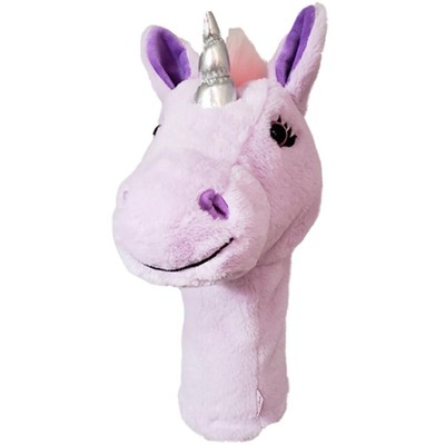 Розовый головной убор водителя-единорога Daphnes Golf Headcover