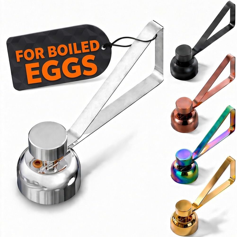 Egg Cracker Tool for Raw Eggs, Egg Shell Opener for Hard Boiled Eggs