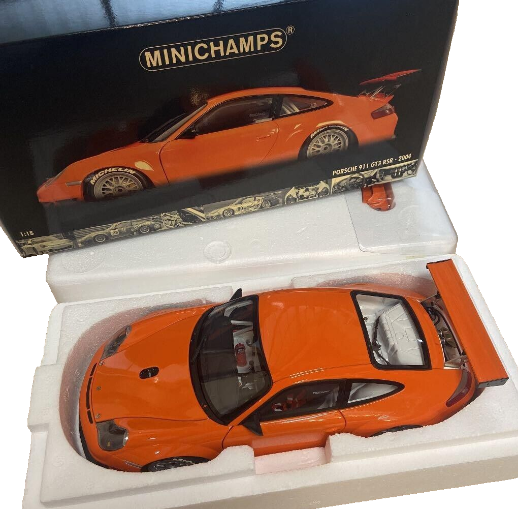 【MINICHAMPS】1/18 Porsche 911GT3RS Orange 1/18 Minichamps 2019 Porsche 911 (991.2) GT3 RS (Lava Orange