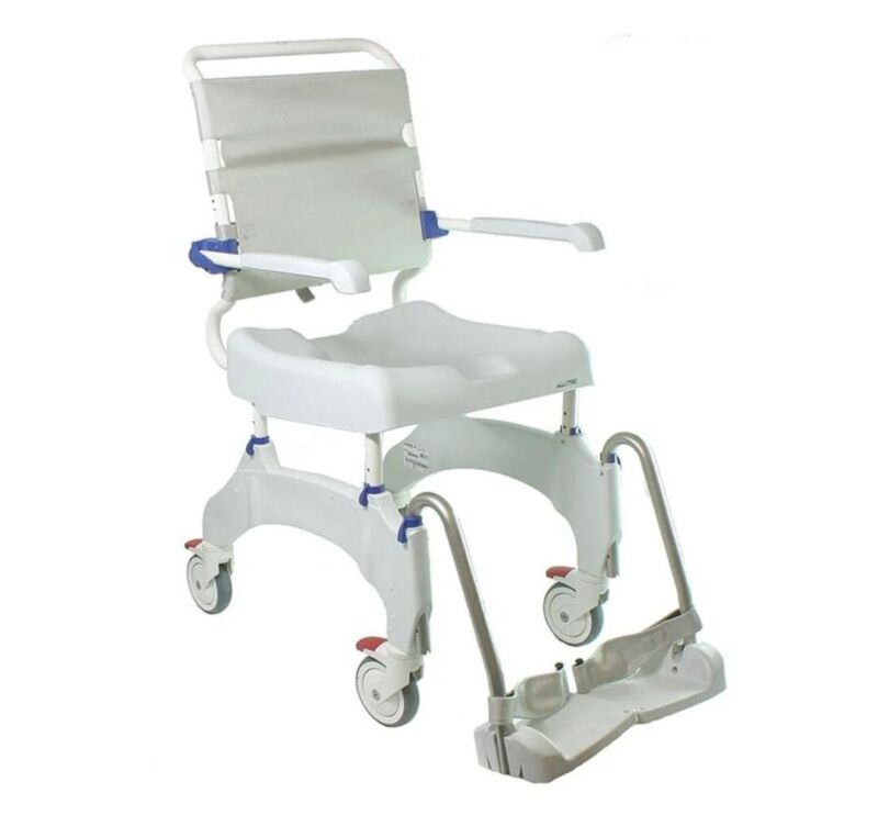 Aquatec Ocean Ergo Shower Wheelchair, Rolling Shower Chair