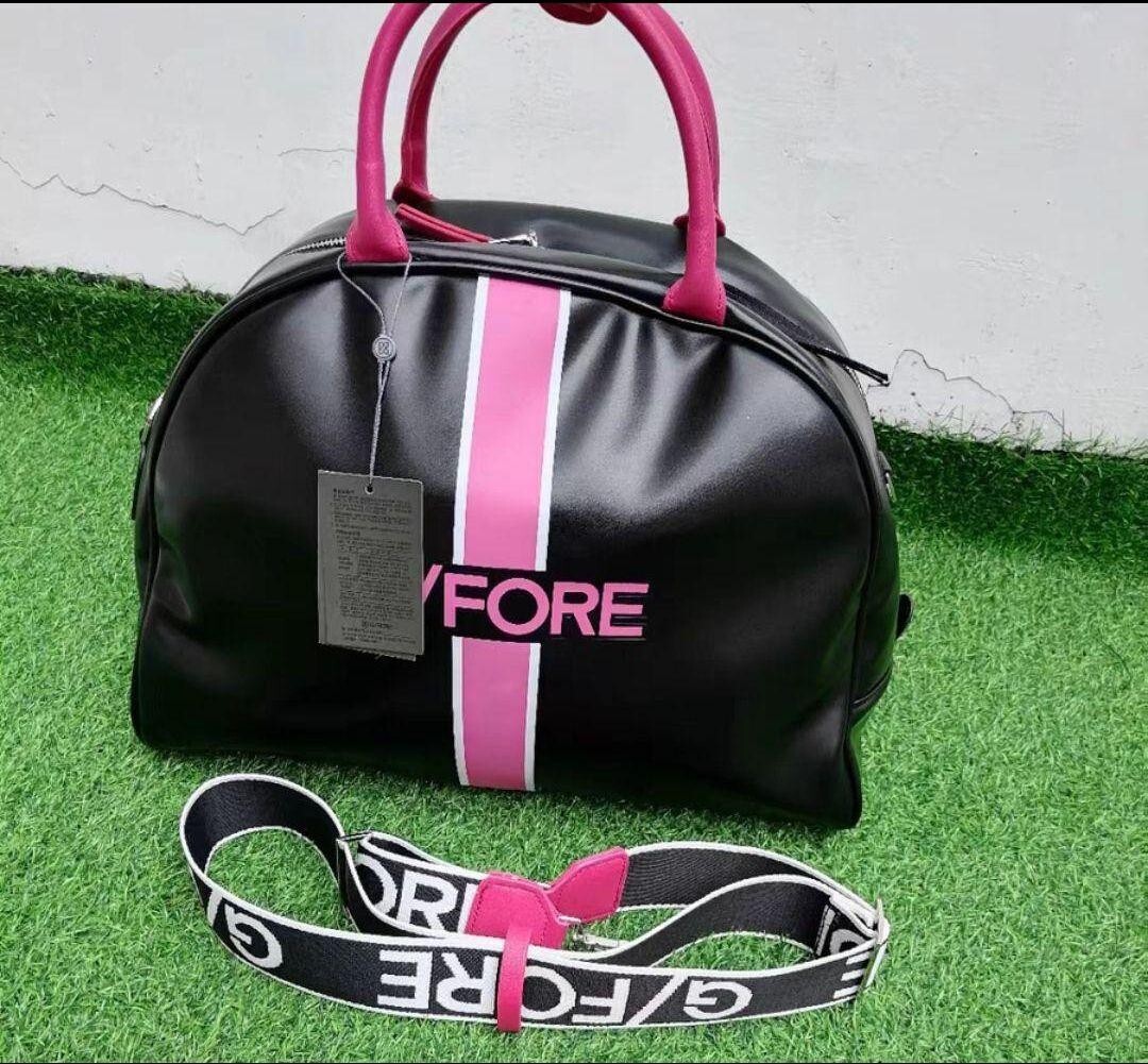 G/FORE Boston Bag Shoes Bag Black x Pink New FROM Japan y | eBay