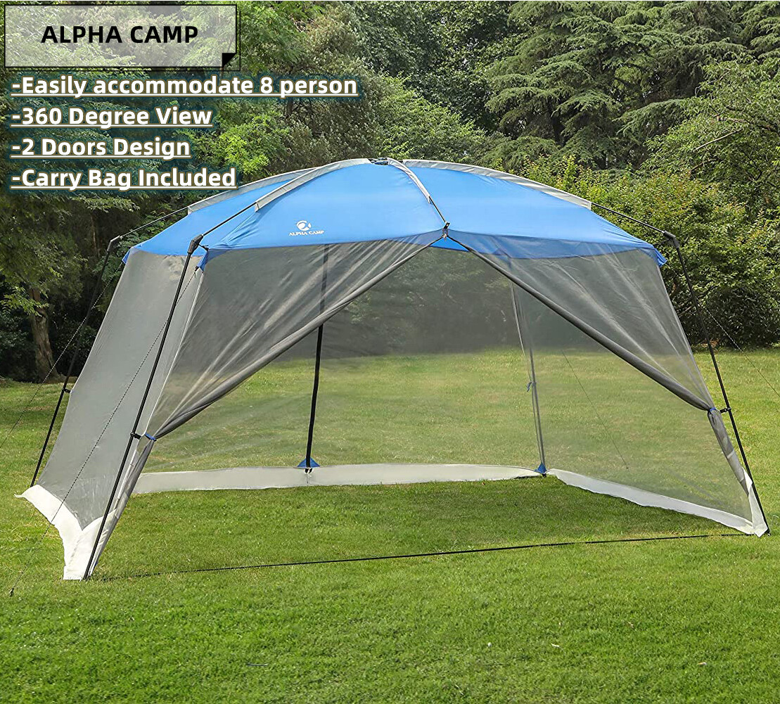 ALPHA CAMP 13'x9' Outdoor Patio Canopy Screen House Tent