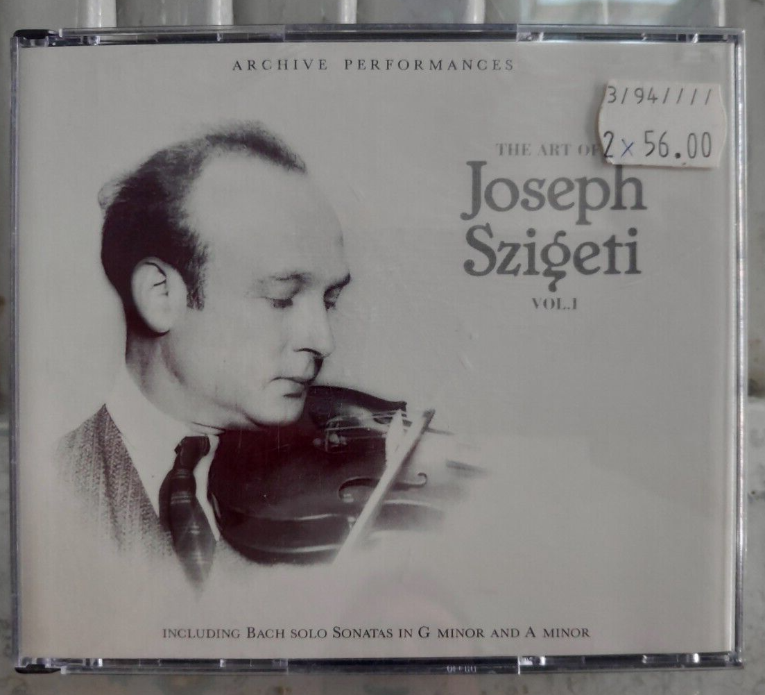 その他 Art of Szigeti-Volume 1 Joseph Szigeti, The Art Of