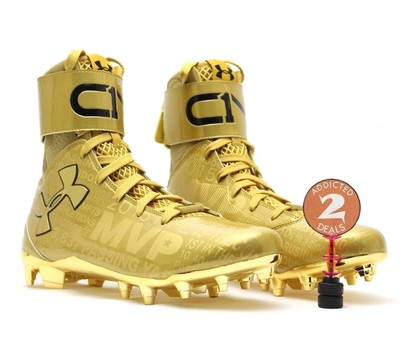 rose gold cam newton cleats