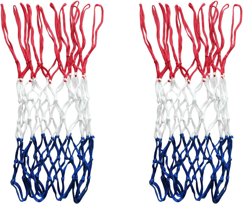 Professional Basketball Net 2 Pack - Outdoor All Weather Replacement Nets, Thick