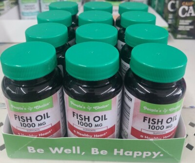 6  Packs Omega 3 Fish Oil Capsules 1000mg EPA & DHA, Softgels *NEW*Vitamin