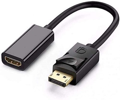 DisplayPort to HDMI Adapter, Portable, Transmits HD Audio and Video, Supports...