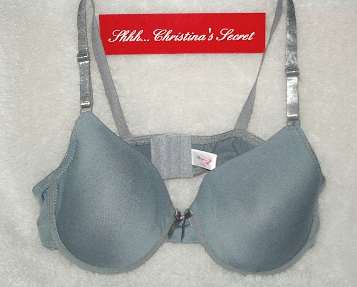 ALWAYS A FIRST Bra Grey Padded Full Coverage Sz 42C * VG eBay