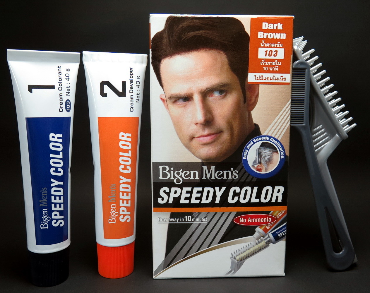 Bigen Speedy Color Men Hair Dye Dark Brown 103 No