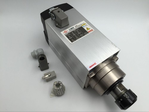 ER32 Spindle Motor 4.5KW Air-cooled 380V 18000rpm 300Hz ...