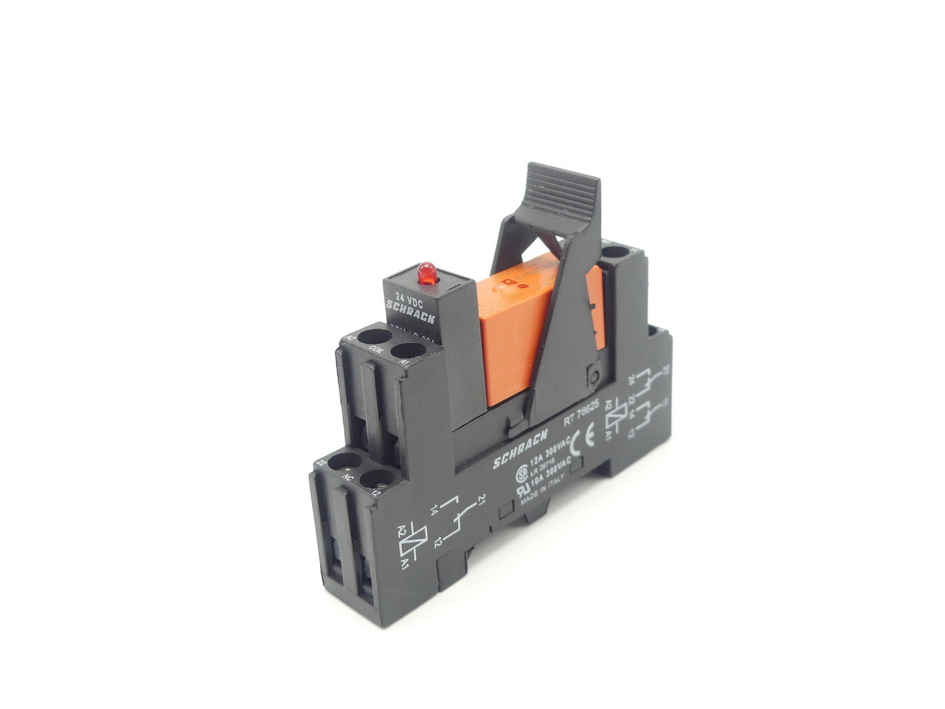 Siemens RT78625 Relaissockel + Schrack RTE25024 Steckrelais + RPM LO 024