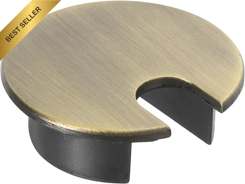 Cable Hole Cover 1-3/8"(35Mm) Zinc Alloy Desk Cable Wire Cord Grommet Hole Cover
