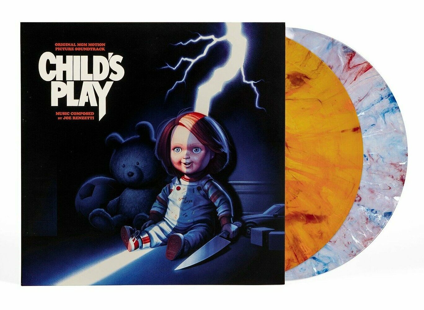 Child's Play Soundtrack LP Record on Chucky Colored Vinyl Child's Play Soundtrack LP Record on Chucky Colored Vinyl