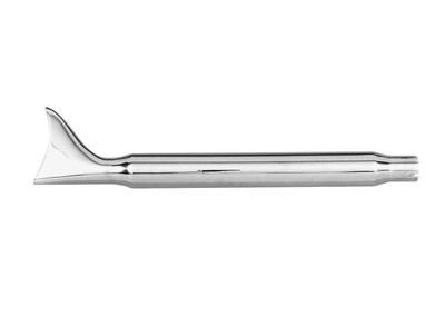 Paughco DS716B2F 1 3/4in Up-Sweep Drag Pipes - Fishtail - Chrome