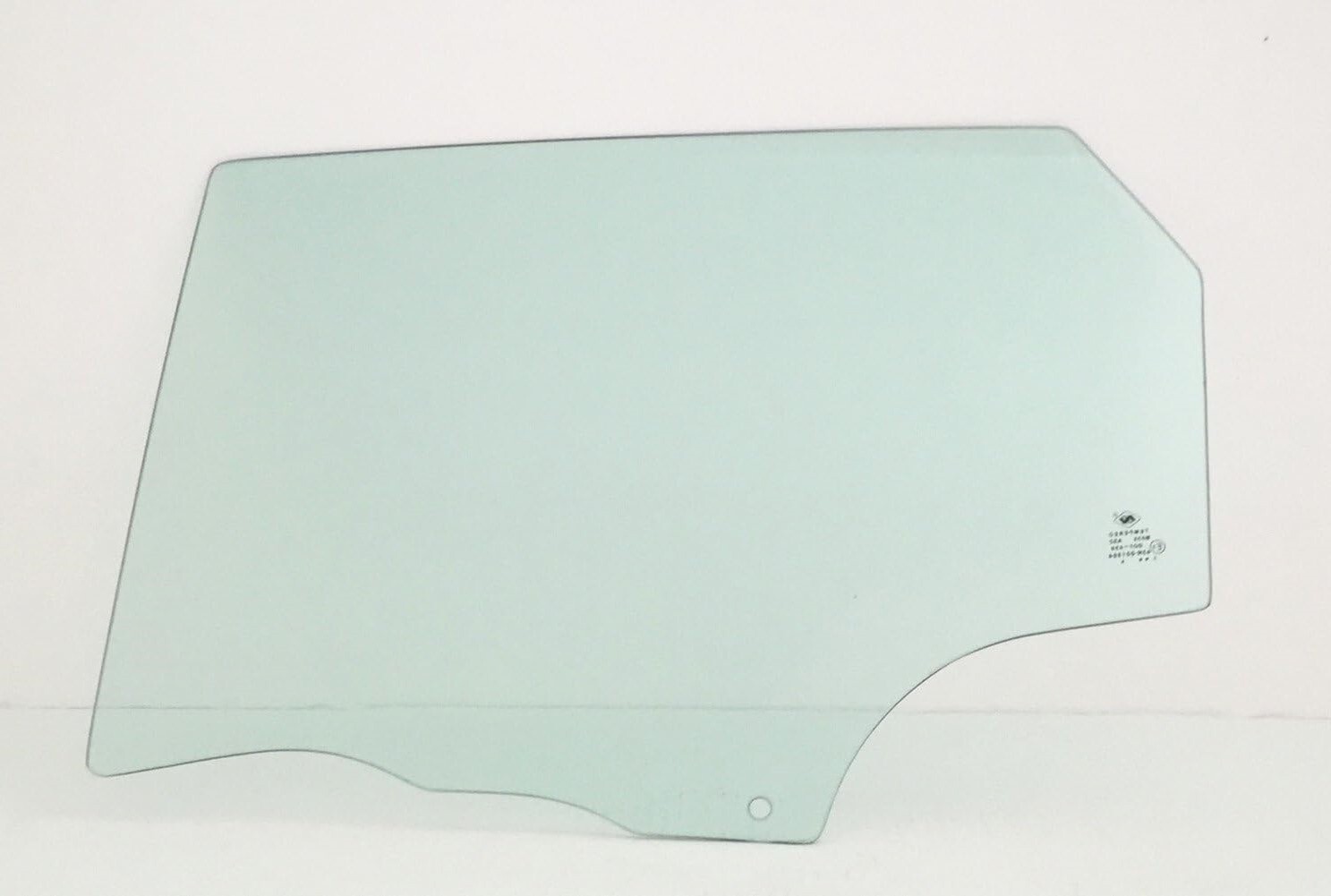 Driver/Left Side Rear Door Window Glass For 2004-2009 Mazda 3 4DR Hatchback