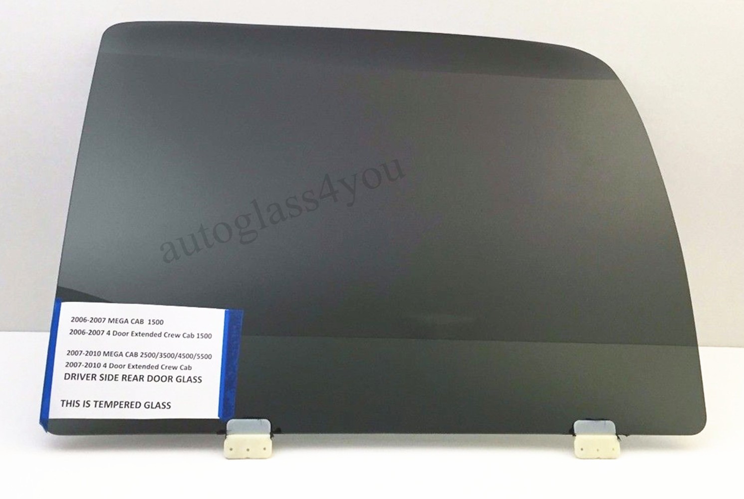 Driver Rear Door Window Glass Tempered For Dodge Ram 4DR Extended Crew/ Mega Cab