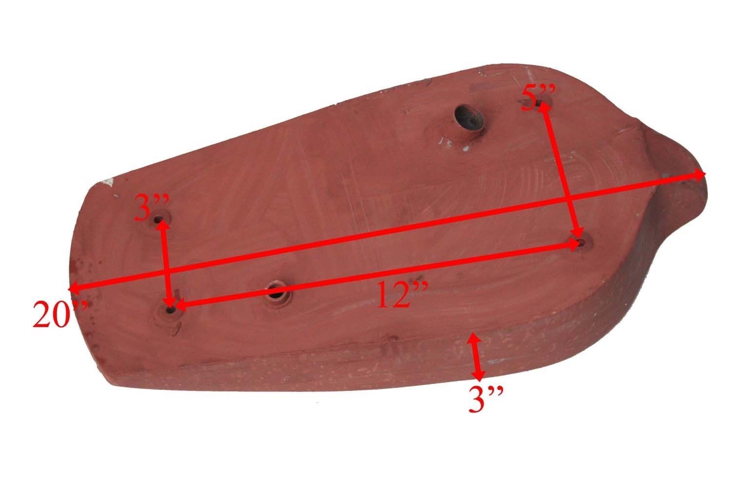 Fits Triumph 1928 Raw Metal Petrol Fuel Tank 277cc Model W Deluxe 