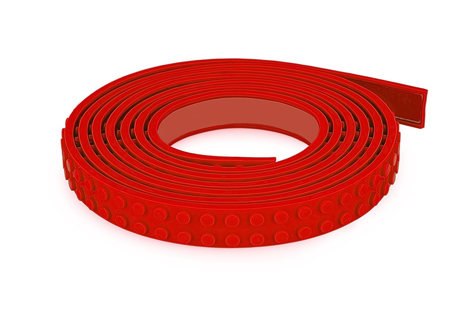 Mayka Toy Block Tape (5 Pack) 2 Stud Grey, Blue, Red, Black and Sand 6.5 ft ea.