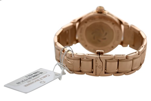 Pre-owned Carl F Bucherer Carl F. Bucherer Pathos Diva 00.10580.03.73.21.02 Diamonds 18k Gold 34mm Watch