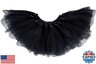 Dancina Tutu Girls' 3 Layer Soft Classic School Play Outfit Accessory 2-7 Years Black