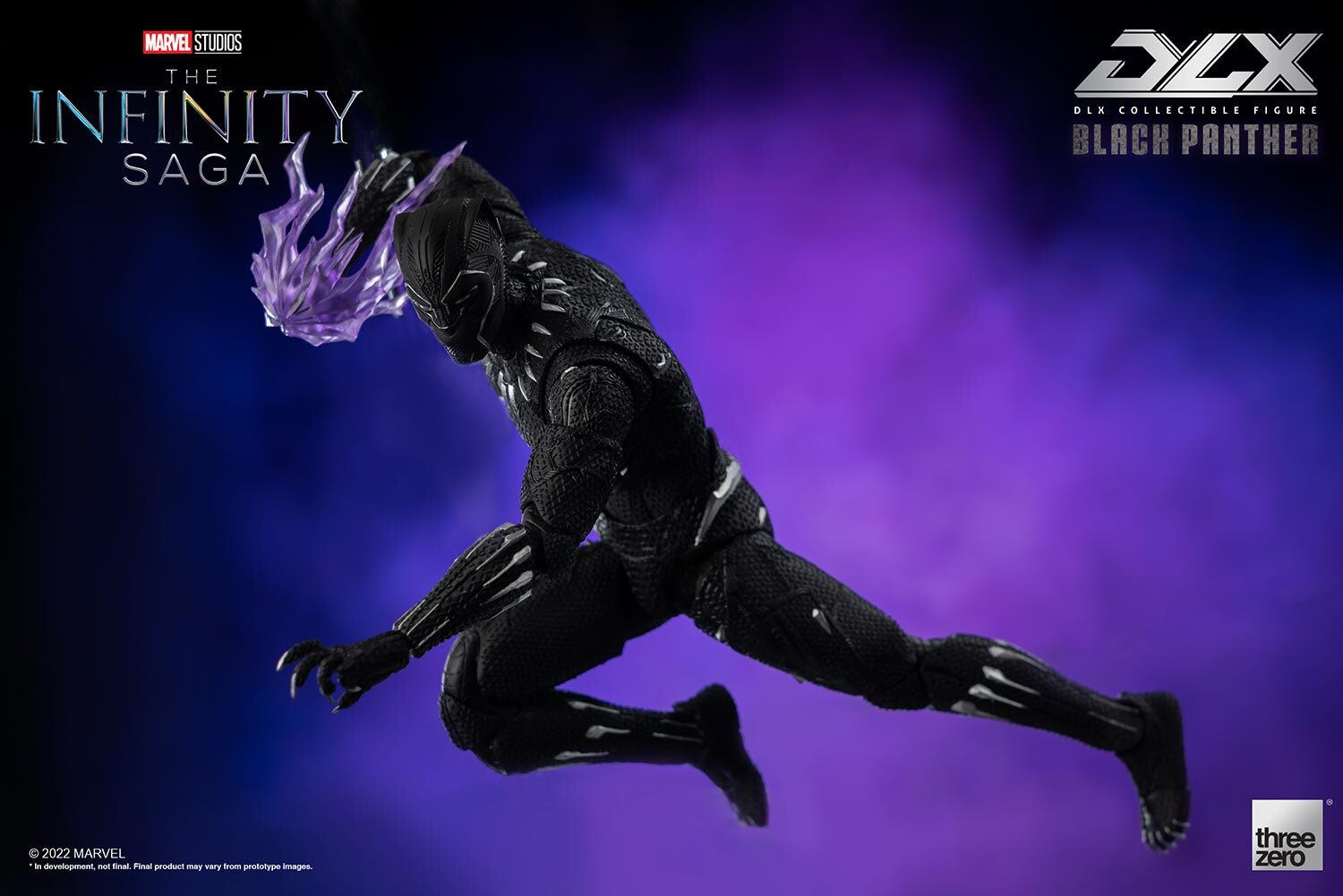 threezero BLACK PANTHER DXコレクタブルフィギュア Marvel Studios: The Infinity SagaDLX Black Panther