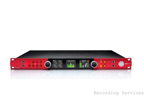 Focusrite RED 8PRE 64x64 all-in-one interface, 32x32 Dante I/O Studio Preamp