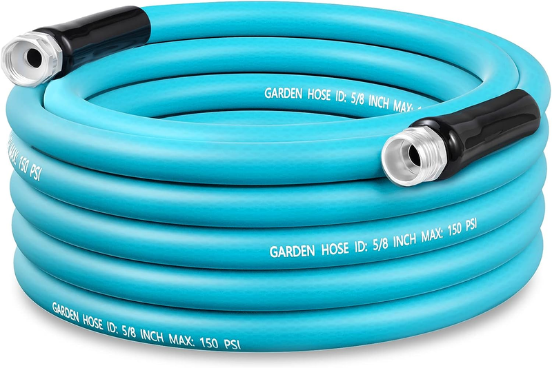 Garden Hose 50FT, 5/8'' Water Hose Drinking Water Safe Lead-Free, No Kink and Le