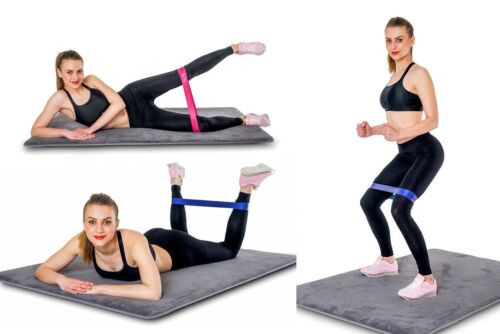 Resistance Bands Tube Workout Exercise Elastic Band Fitness Equipment Yoga US