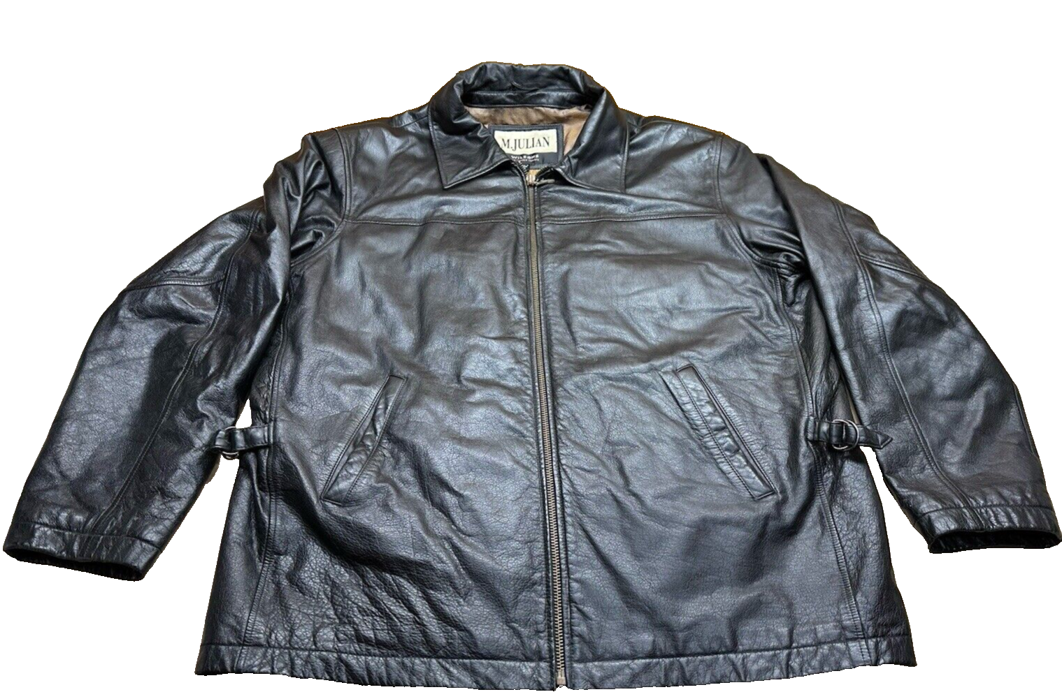 90’s WILSONS “M.JULIAN” Leather Jacket Vintage 90s Wilsons M. Julian Leather Moto Jacket Selected