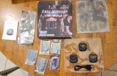 EMS Abdominal Muscle Toning Trainer ABS Stimulator Toner Fitness Binder Gym Belt