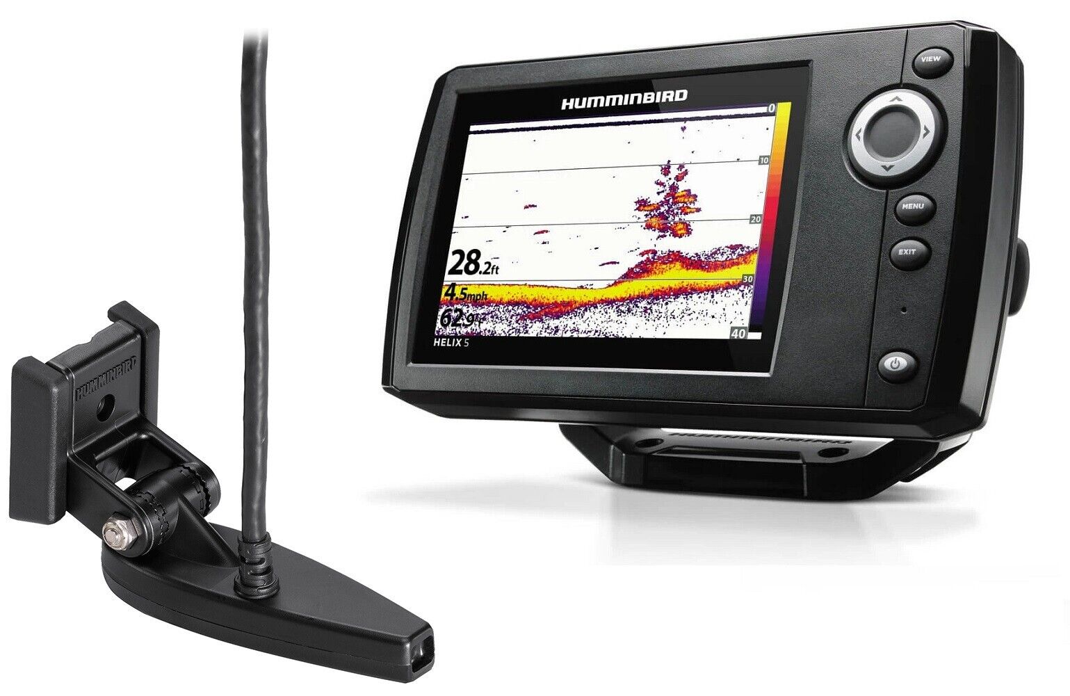 その他 Duologue (Dig) Humminbird HELIX 5 Fishfinder DI G2 Sonar & XNT-9-DI-T CHIRP