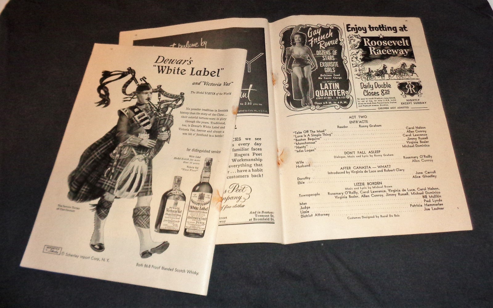 RARE Royale Theatre Playbill NEW FACES OF 52 Eartha Kitt Paul Lynde Great Ads