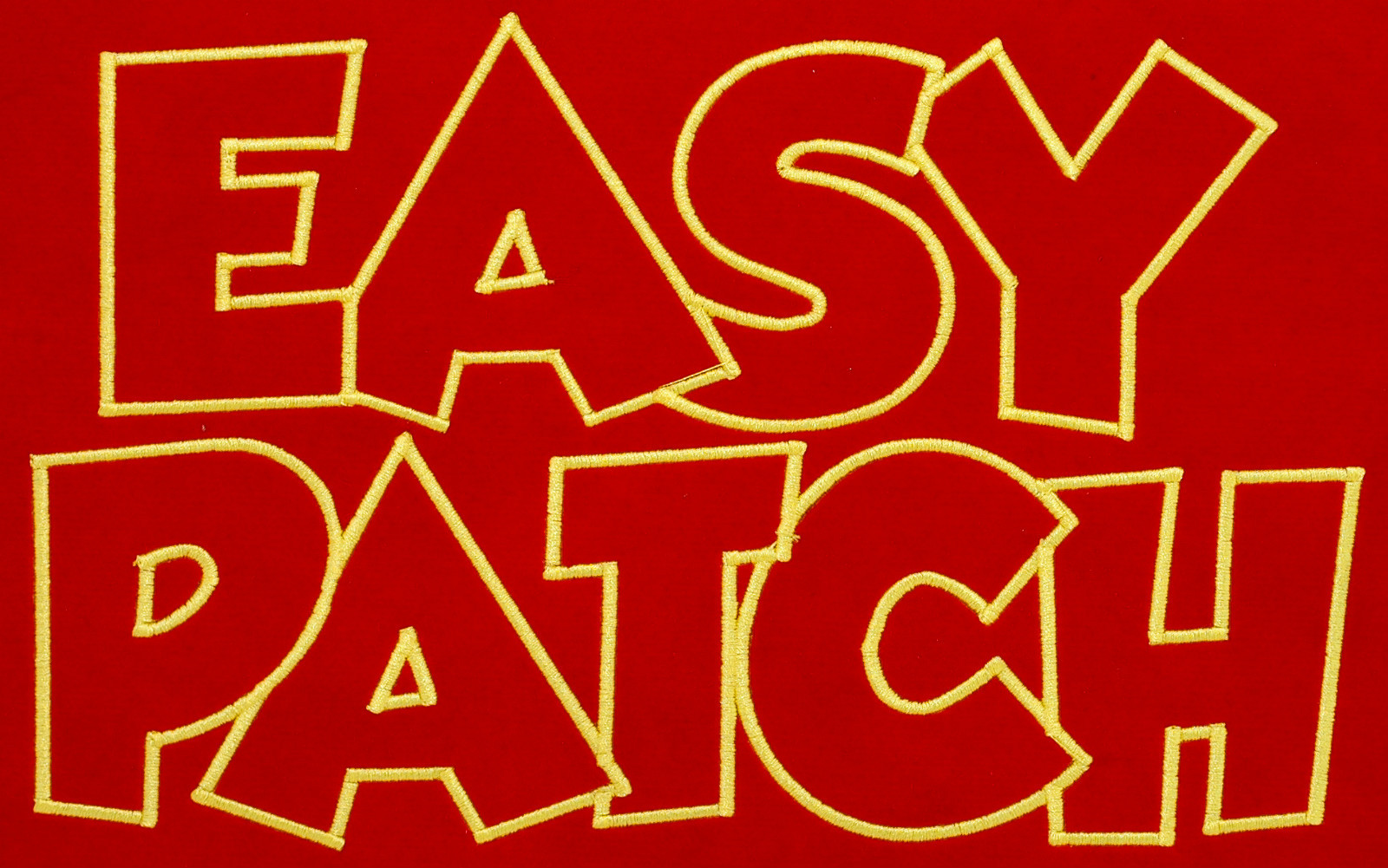 Easy patches. Easy patches