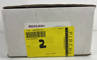 Jaclo 88225-RGH ABS SUB Drain assembly Rough 2  PVC Shower