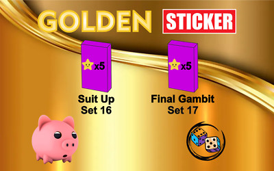 Suit Up / Final Gambit / Golden Stickers / Monopoly_Go
