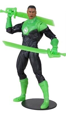  DC Multiverse Green Lantern John Stewart Glow in The Dark Figure. NEW/MISB 