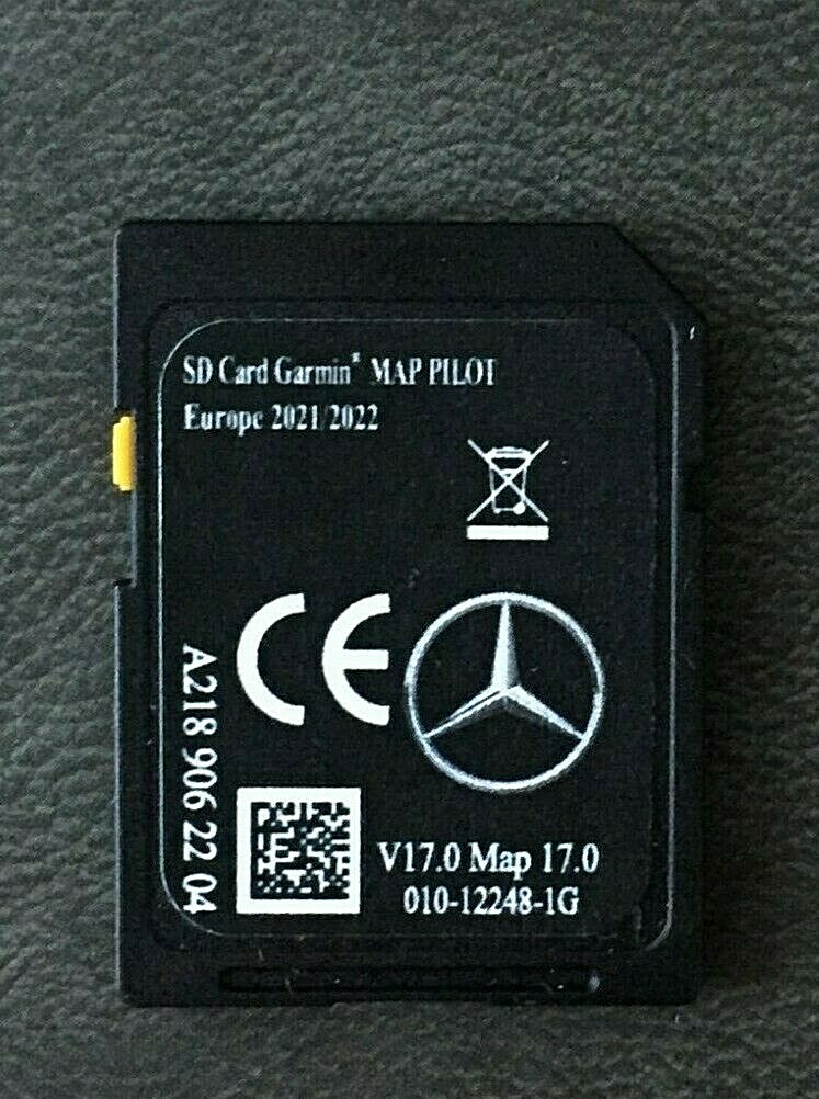 MERCEDES GARMIN MAP PILOT V17 A2189062204 SD KARTE 2022 A B C E GLA GLC