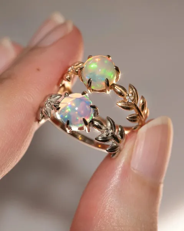Exquisite Fashion Ideas Rose Ring Diamond Ring Flower Vine Ladies Ring Jewelry Promise Wedding Ring Princess Proposal Ring Anniversary Gift