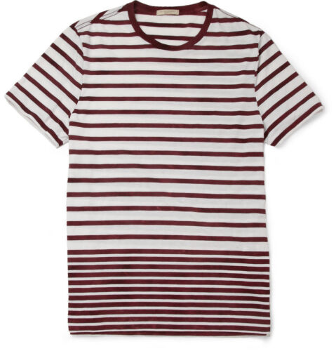 BURBERRY BRIT NWOT MENS SMALL SHIRT BROWN STRIPE BEIGE NOVA BURBERRY BRIT NWOT MENS SMALL SHIRT BROWN STRIPE BEIGE NOVA