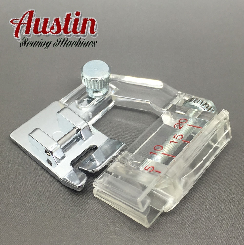 ADJUSTABLE Bias Binding Presser Foot Attachment SnapOn Sewing Machine etc UK eBay