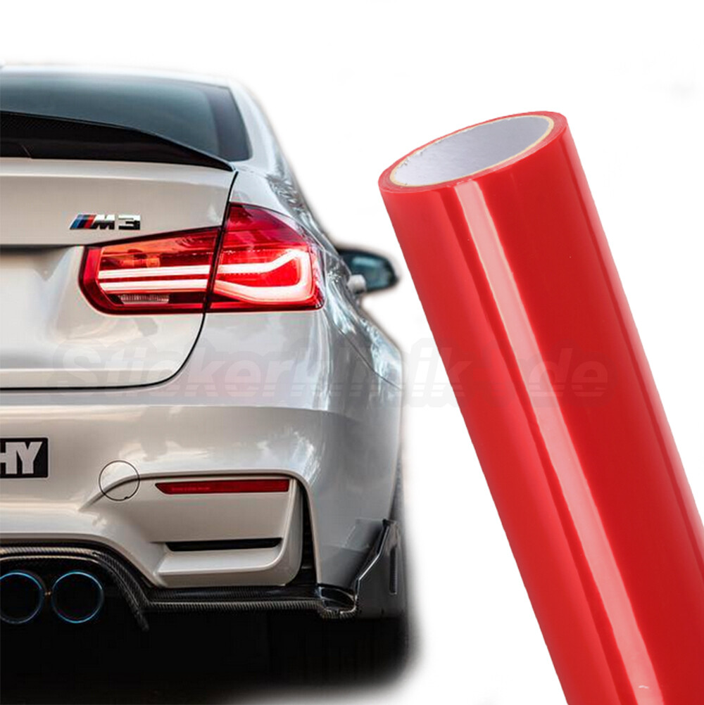 Rote Folie Auto Rückleuchten Rot Folieren 200cm RED Lights Rücklichter Tönen