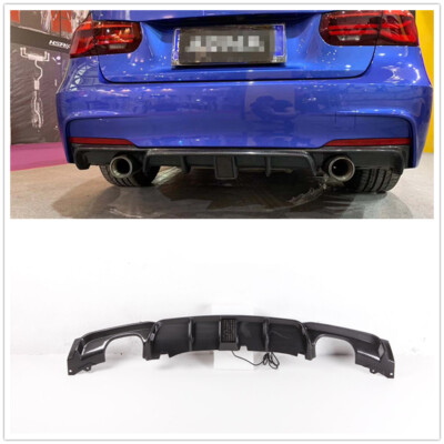 Heckstoßstange Diffusor Lip mit Licht Für BMW F30 3er 320i 328i 335i 2012-2018