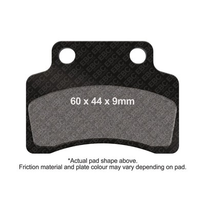 EBC Scooter Org Brake Pad Set Black (E327) Front Left for AJS Firefox 50 2013-15