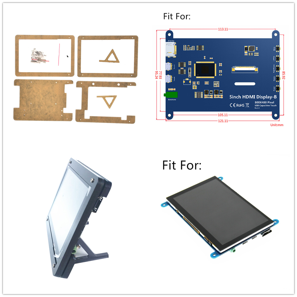 Raspberry Pi 5 Inch Screen Case | Raspberry-pi