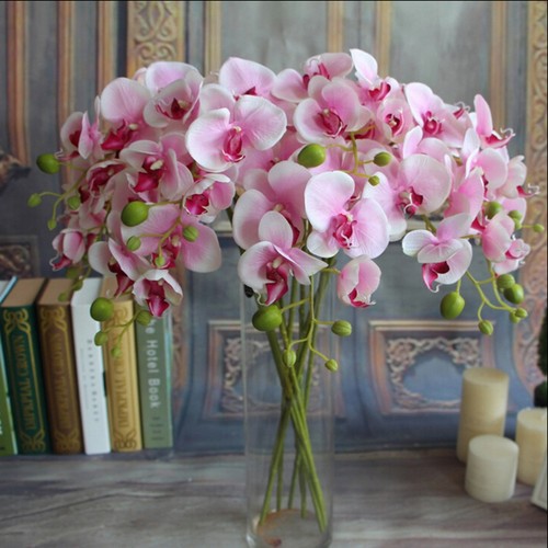 Kunstpflanze Orchidee Phalaenopsis Künstliche Blumen Kunstpflanze Kunstblume
