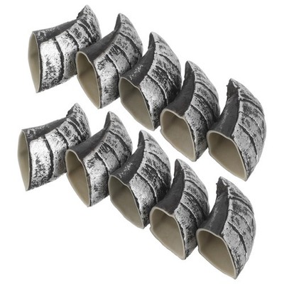  10 Stück Halloween-Wolfspfotennägel: Wolfspfoten-Latexnägel für die