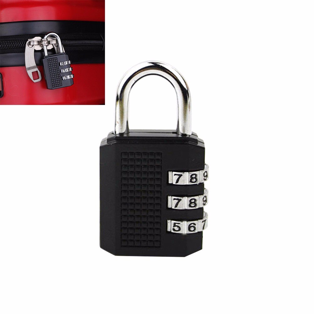 2 PCS Security Luggage Locks Zinc Alloy Password Locks for Backpack Tool Chest